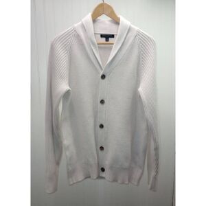 Banana Republic cream colored heavyweight cardigan size small